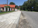 Chodnik w miejscowości Krzyszkowice