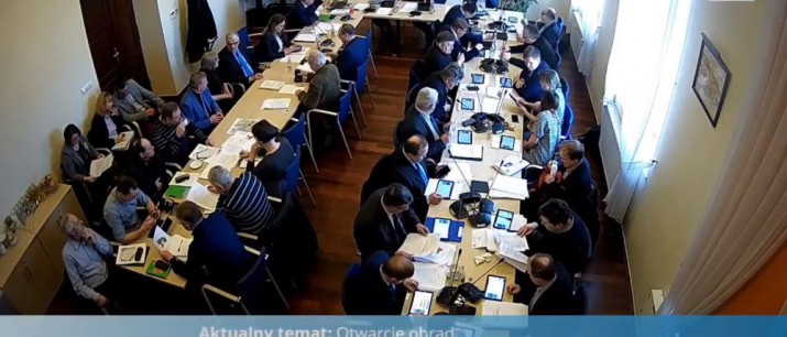 Transmisja z XLIX-tej Sesji Rady Miejskiej w Myślenicach