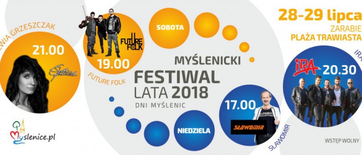 Wiemy kto zagra na Myślenickim Festiwalu Lata 2018!