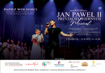 Musical `Jan Paweł II - Przyjaciel wiernych` już 12 października w MOKiS