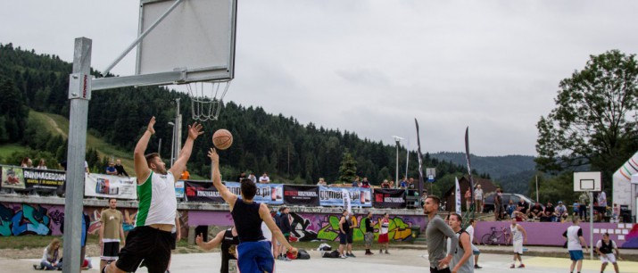 Myślenice Streetball Cup - koszykówka wróciła na Zarabie