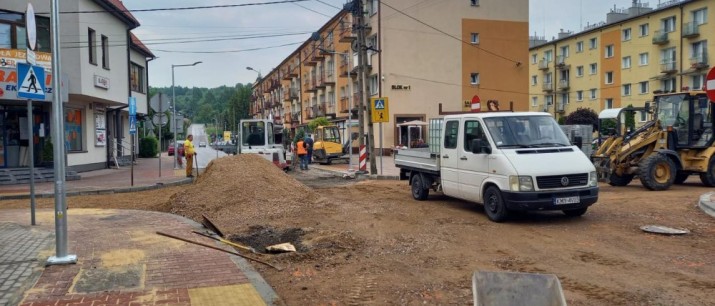 Remont skrzyżowań na ul. Pardyaka - jedno już przejezdne, drugie w trakcie remontu!