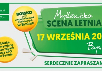 Myślenicka Scena Letnia w Bysinie w niedzielę 17 września!