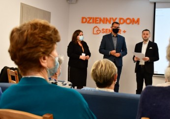 Spotkanie Głosu Seniora w Dziennym Domu Senior + w Gminie Myślenice
