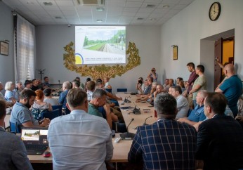 Złoty pociąg na spotkaniu informacyjnym z mieszkańcami Gminy Myślenice