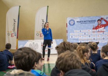 Zimowa Akademia Sportu z reprezentantami Polski w Szkole Podstawowej nr 3 w Myślenicach