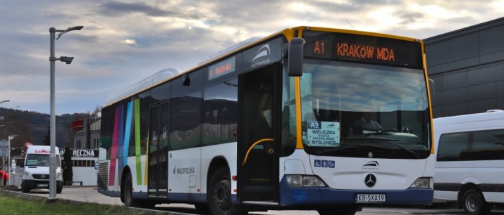 Wzrośnie liczba kursów autobusowych na trasie Myślenice-Kraków-Myślenice