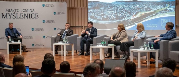  „Czuję pociąg do Myślenic” – konferencja dotycząca połączenia kolejowego Myślenice - Kraków