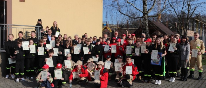 „Młodzież Zapobiega Pożarom” – eliminacje gminne Ogólnopolskiego Turnieju Wiedzy Pożarniczej