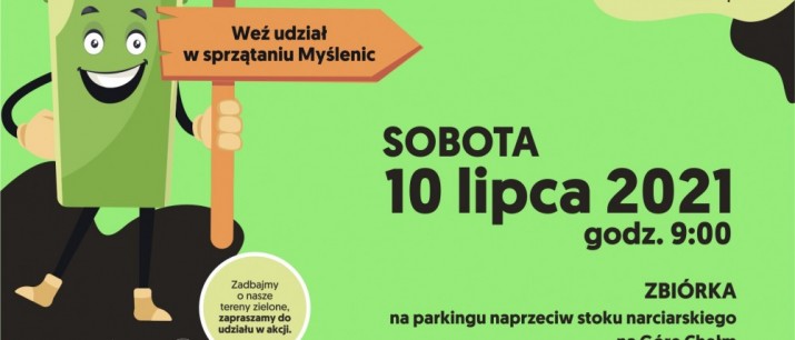 Sprzątamy tereny zielone Małopolski – weź udział w sprzątaniu Myślenic