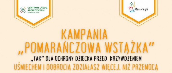 Kampania Pomarańczowej Wstążki z CUS Myślenice