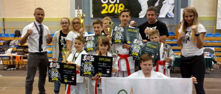 Sukcesy Myśleniczan w turnieju karate IKO MAZURY CUP 2018