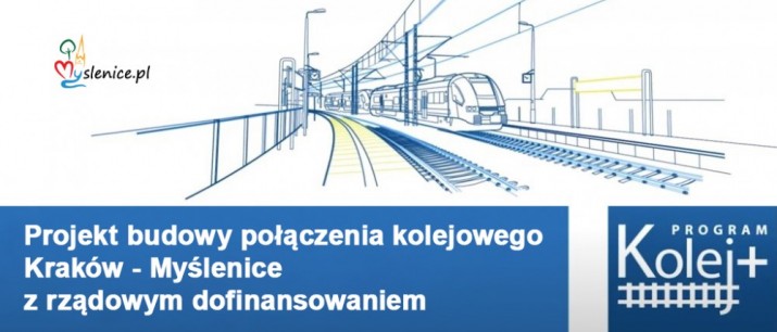 Projekt budowy kolei Kraków – Myślenice z dofinansowaniem!
