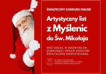 Św. Mikołaj w drodze do Myślenic! Czy zatrzyma się u Ciebie w domu?