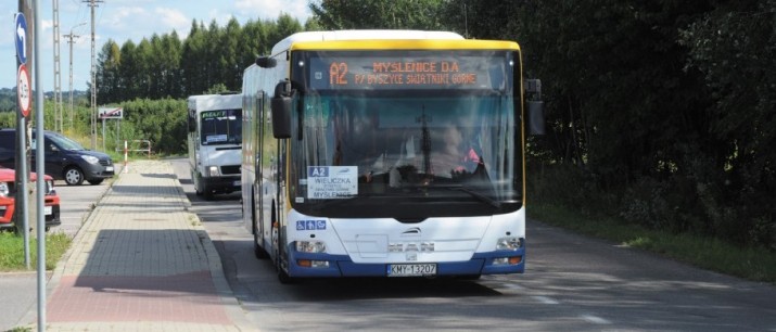 Linia autobusowa A2 Myślenice - Wieliczka wraca na trasę przez Krzyszkowice