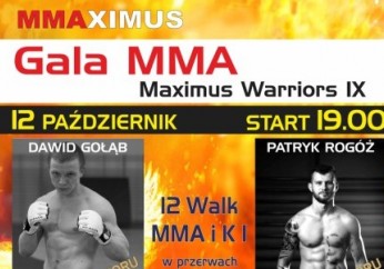 Gala MMA Maximus Warriors po raz dziewiąty w Myślenicach!