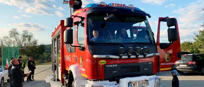 Nowy wóz strażacki w OSP Zawada
