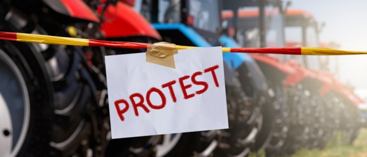 Protest rolników w Myślenicach - możliwe utrudnienia w ruchu