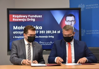 10 mln zł na remonty dróg w Gminie Myślenice – burmistrz podpisał umowę z wojewodą!