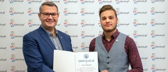 Krzysztof Szpakiewicz oraz Jan Mastela z nagrodami burmistrza w dziedzinie sportu!