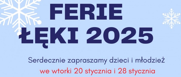 Ferie 2025 w Łękach – mnóstwo radości i zabawy dla dzieci i młodzieży