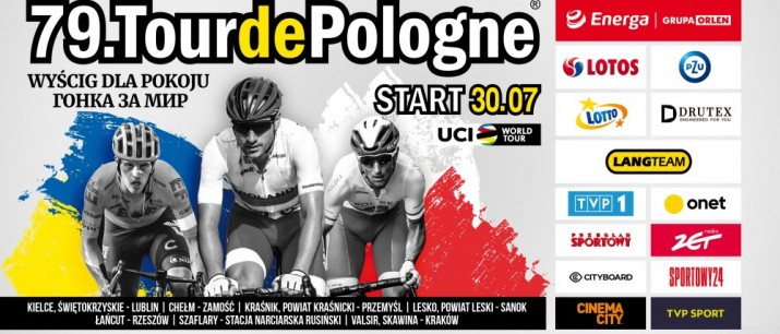 79. Tour de Pologne: Światowe kolarstwo wraca do Polski, premia lotna w Myślenicach