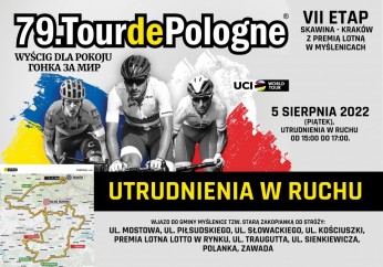 79. Tour de Pologne: Światowe kolarstwo wraca do Polski, będą utrudnienia w ruchu samochodowym!