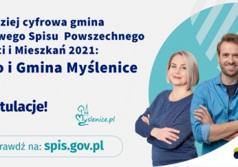 Gmina Myślenice wyróżniona w konkursie na najbardziej cyfrową gminę NSP 2021!